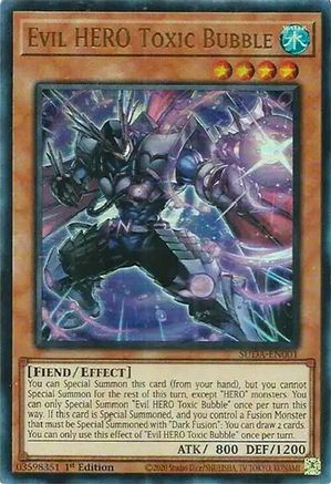 Image of Evil HERO Toxic Bubble [SUDA-EN001] Ultra Rare