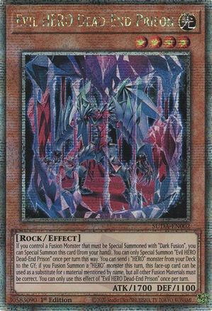 Image of Evil HERO Dead-End Prison (Quarter Century Secret Rare) [SUDA-EN002] Quarter Century Secret Rare
