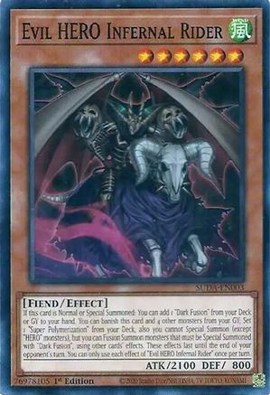 Image of Evil HERO Infernal Rider [SUDA-EN003] Common