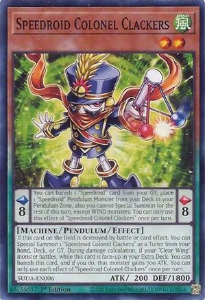 Image of Speedroid Colonel Clackers [SUDA-EN006] Common