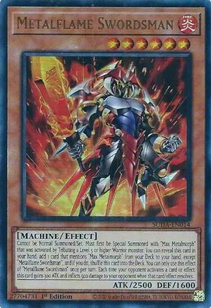 Image of Metalflame Swordsman [SUDA-EN014] Ultra Rare