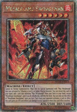 Image of Metalflame Swordsman (Quarter Century Secret Rare) [SUDA-EN014] Quarter Century Secret Rare