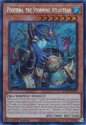 Image of Poseidra, the Storming Atlantean [SUDA-EN016] Secret Rare