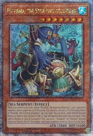 Image of Poseidra, the Storming Atlantean (Quarter Century Secret Rare) [SUDA-EN016] Quarter Century Secret Rare