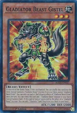 Image of Gladiator Beast Gistel [SUDA-EN017] Super Rare