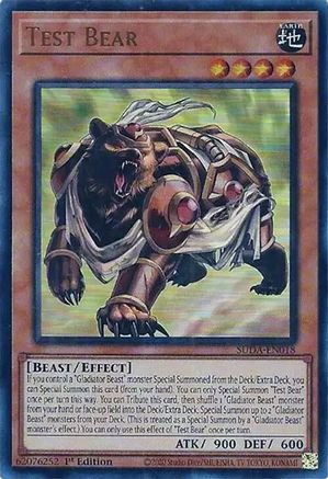 Image of Test Bear [SUDA-EN018] Ultra Rare