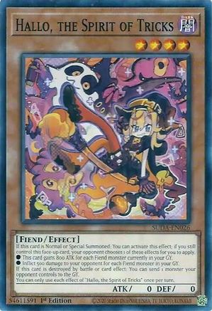 Image of Hallo, the Spirit of Tricks [SUDA-EN026] Common