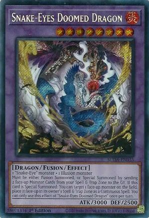 Image of Snake-Eyes Doomed Dragon [SUDA-EN035] Secret Rare