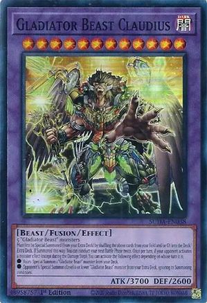 Image of Gladiator Beast Claudius [SUDA-EN038] Super Rare