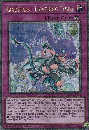 Image of Argostars - Lightning Tydeu (Quarter Century Secret Rare) [SUDA-EN071] Quarter Century Secret Rare