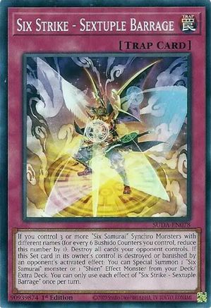 Image of Six Strike - Sextuple Barrage [SUDA-EN078] Common