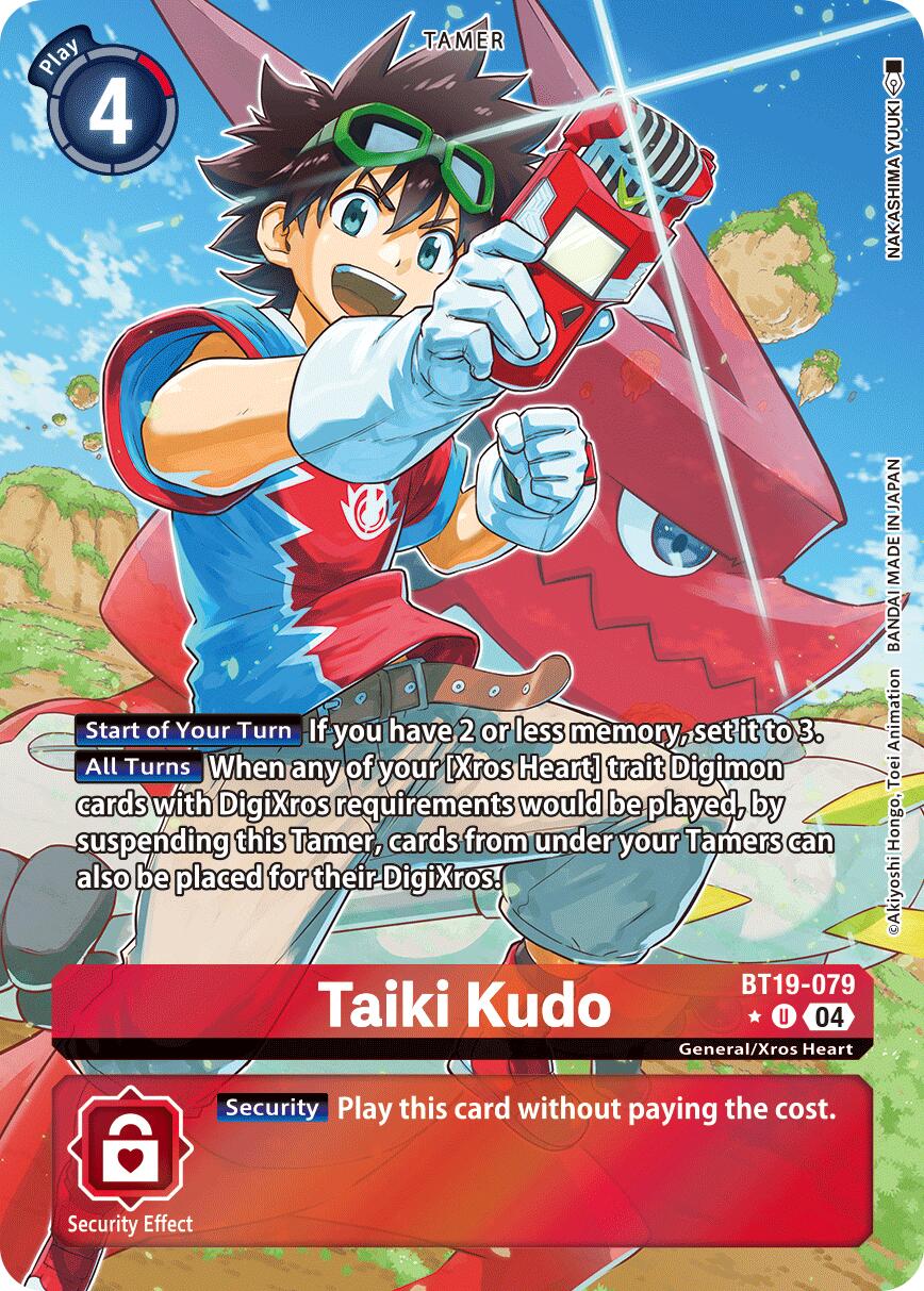 Image of Taiki Kudo [BT19-079] (Alternate Art) [Release Special Booster Ver.2.5]