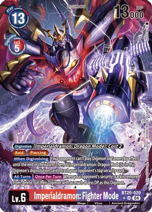 Image of Imperialdramon: Fighter Mode [BT20-020] (Alternate Art) [Release Special Booster Ver.2.5]