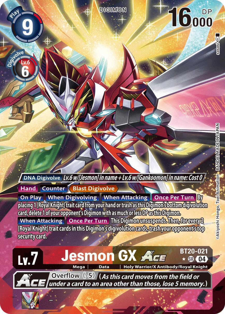 Image of Jesmon GX ACE [BT20-021] (Alternate Art) [Release Special Booster Ver.2.5]