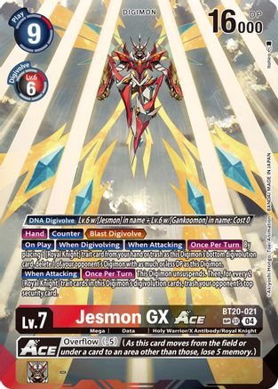 Image of Jesmon GX ACE [BT20-021] (Textured) [Release Special Booster Ver.2.5]