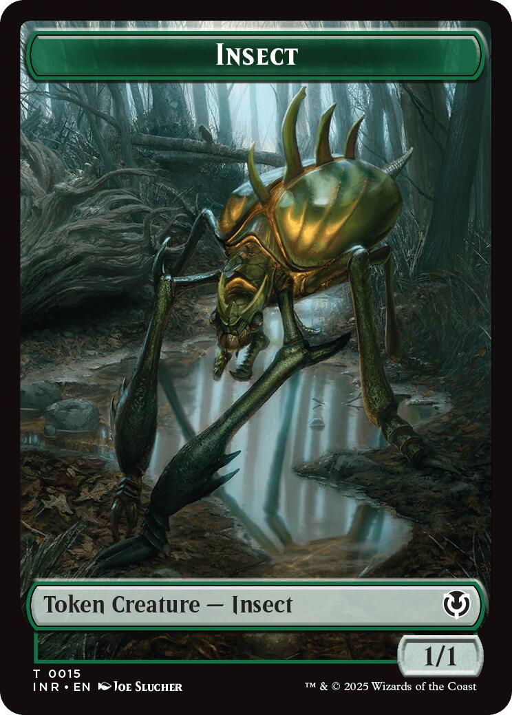 Image of Insect // Spider Double-Sided Token [Innistrad Remastered Tokens]
