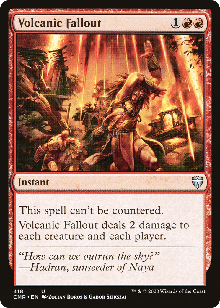 Image of Volcanic Fallout [Commander Legends]
