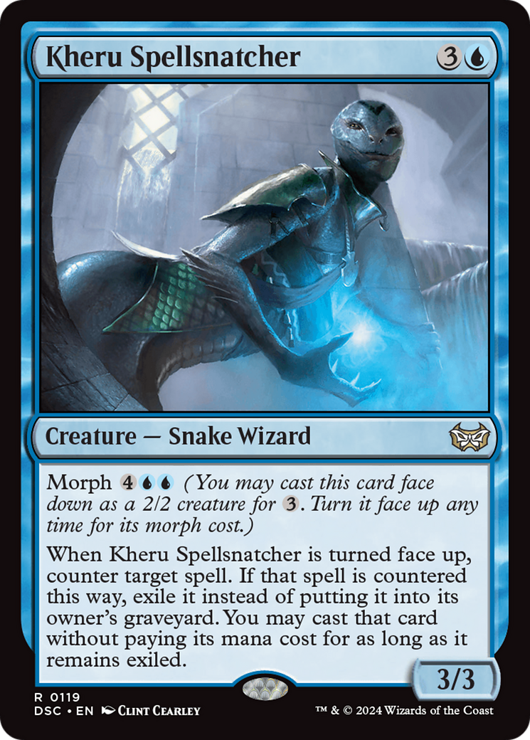 Image of Kheru Spellsnatcher [Duskmourn: House of Horror Commander]