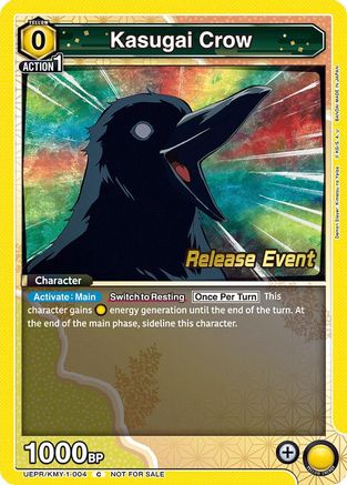 Image of Kasugai Crow (UEPR/KMY-1-004) - UE05BT Demon Slayer Kimetsu no Yaiba Release Event Cards