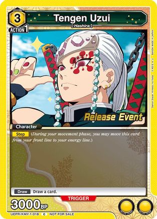 Image of Tengen Uzui (018) (UEPR/KMY-1-018) - UE05BT Demon Slayer Kimetsu no Yaiba Release Event Cards