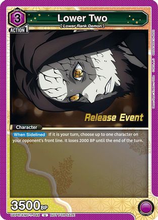 Image of Lower Two (UEPR/KMY-1-048) - UE05BT Demon Slayer Kimetsu no Yaiba Release Event Cards