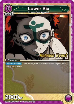 Image of Lower Six (UEPR/KMY-1-049) - UE05BT Demon Slayer Kimetsu no Yaiba Release Event Cards
