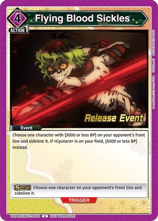 Image of Flying Blood Sickles (UEPR/KMY-1-066) - UE05BT Demon Slayer Kimetsu no Yaiba Release Event Cards