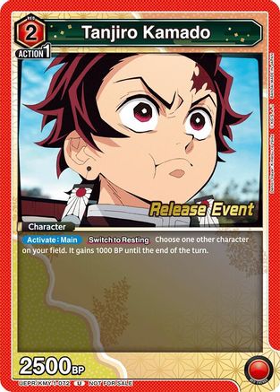 Image of Tanjiro Kamado (072) (UEPR/KMY-1-072) - UE05BT Demon Slayer Kimetsu no Yaiba Release Event Cards
