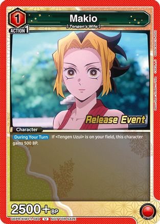 Image of Makio (UEPR/KMY-1-084) - UE05BT Demon Slayer Kimetsu no Yaiba Release Event Cards