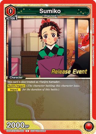 Image of Sumiko (UEPR/KMY-1-092) - UE05BT Demon Slayer Kimetsu no Yaiba Release Event Cards