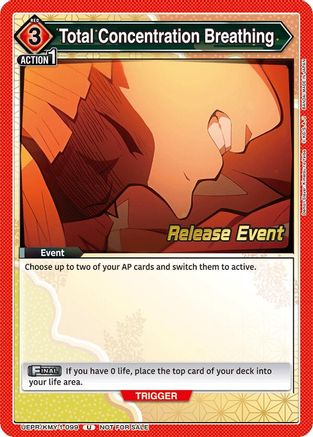 Image of Total Concentration Breathing (099) (UEPR/KMY-1-099) - UE05BT Demon Slayer Kimetsu no Yaiba Release Event Cards