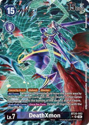 Image of DeathXmon [BT20-082] (Alternate Art) [Release Special Booster Ver.2.5]
