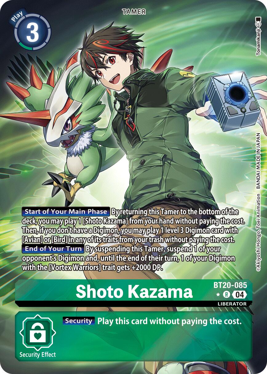 Image of Shoto Kazama [BT20-085] (Alternate Art) [Release Special Booster Ver.2.5]
