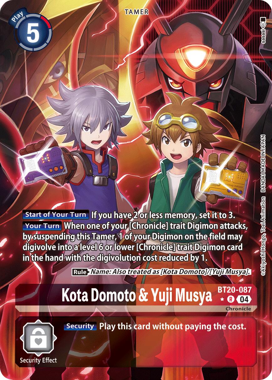 Image of Kota Domoto & Yuji Musya [BT20-087] (Alternate Art) [Release Special Booster Ver.2.5]