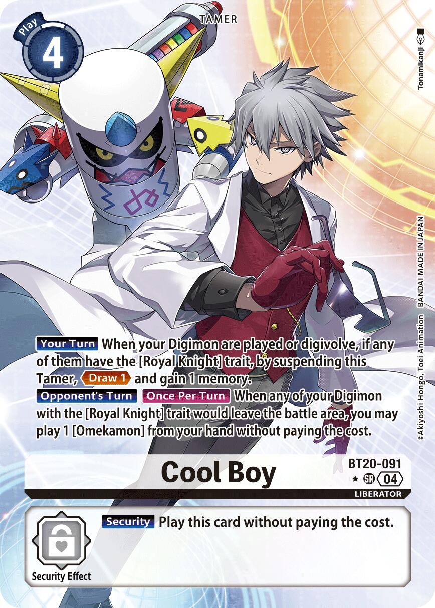 Image of Cool Boy [BT20-091] (Alternate Art) [Release Special Booster Ver.2.5]