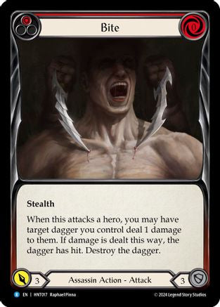 Image of Bite (Red) [HNT017] (The Hunted)