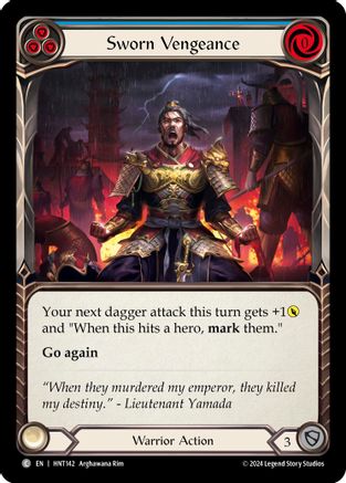 Image of Sworn Vengeance (Blue) [HNT142] (The Hunted)