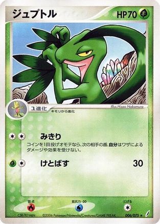 Image of Grovyle (006/075) - Miracle Crystal 1st Edition