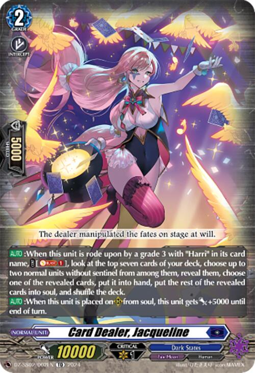 Image of Card Dealer, Jacqueline (DZ-SS02/002EN) [Stride Deckset -Harri-]