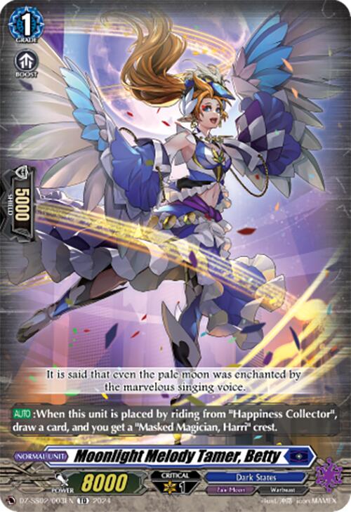 Image of Moonlight Melody Tamer, Betty (DZ-SS02/003EN) [Stride Deckset -Harri-]