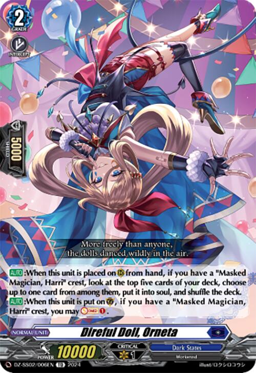 Image of Direful Doll, Orneta (DZ-SS02/006EN) [Stride Deckset -Harri-]
