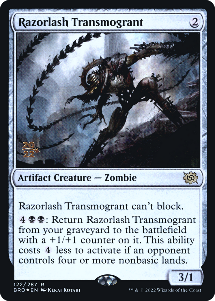 Image of Razorlash Transmogrant [The Brothers' War Prerelease Promos]
