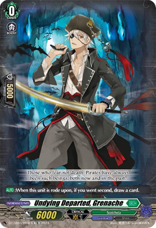 Image of Undying Departed, Grenache (DZ-SS03/004EN) [Stride Deckset -Nightrose-]
