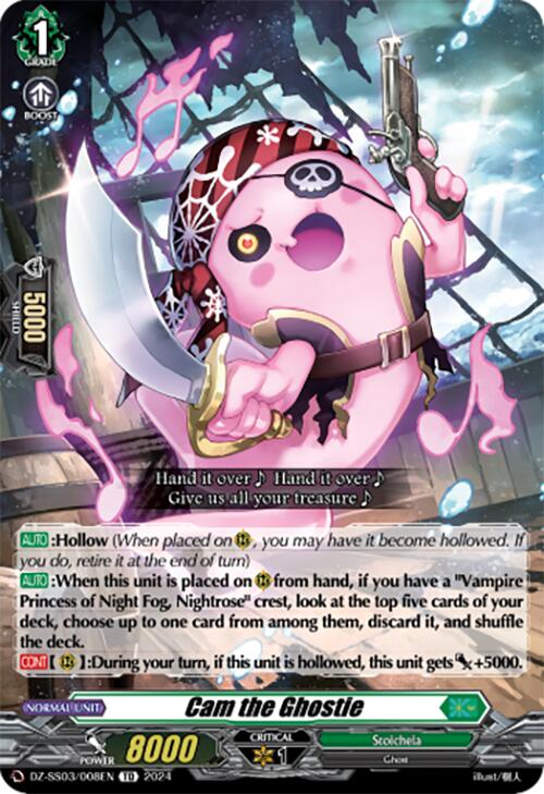 Image of Cam the Ghostie (DZ-SS03/008EN) [Stride Deckset -Nightrose-]