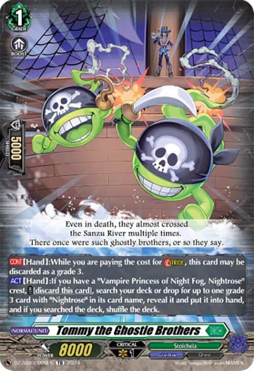 Image of Tommy the Ghostie Brothers (DZ-SS03/009EN) [Stride Deckset -Nightrose-]