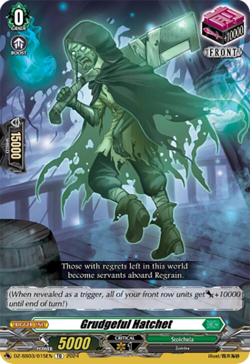Image of Grudgeful Hatchet (DZ-SS03/015EN) [Stride Deckset -Nightrose-]