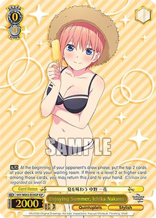 Image of Enjoying Summer, Ichika Nakano (IGP) (5HY/WE43-E03IGP IGP) - The Quintessential Quintuplets Specials Premium Booster