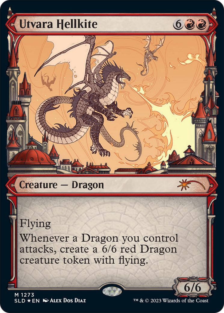 Image of Utvara Hellkite (Halo Foil) [Secret Lair Drop Series]