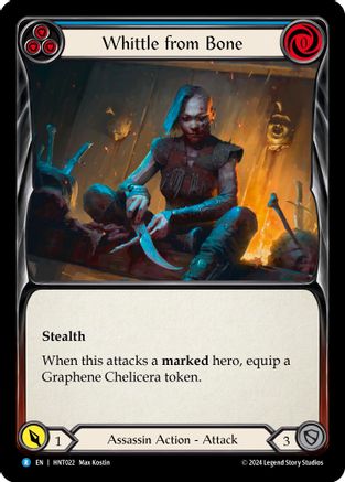 Image of Whittle from Bone (Blue) [HNT022] (The Hunted)