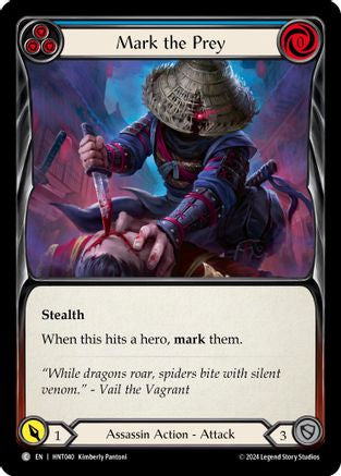 Image of Mark the Prey (Blue) [HNT040] (The Hunted)